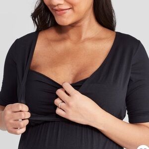 Maternity tunic and nursing top